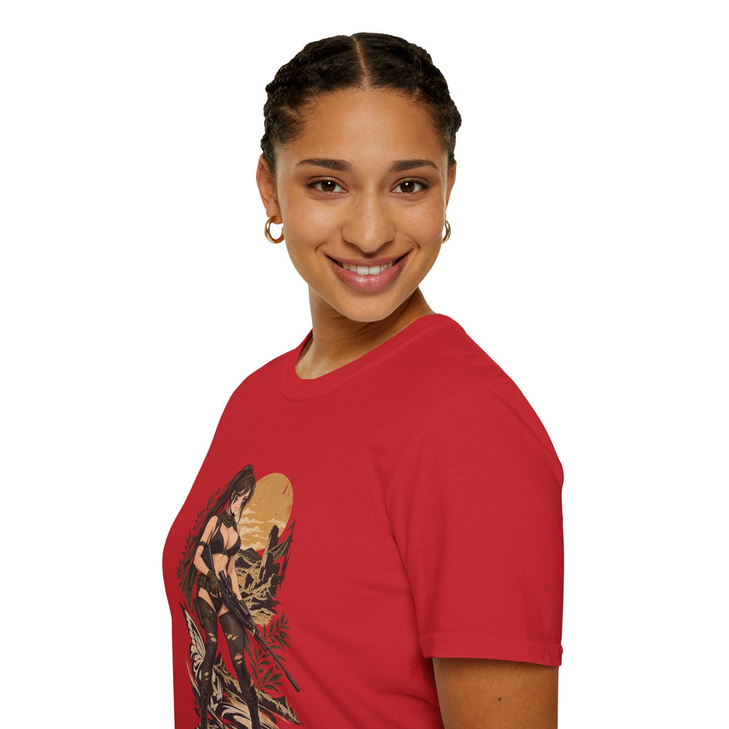 Quiet | Metal Gear | Sexy Sniper Pin up Fantasy Warrior Woman T-Shirt