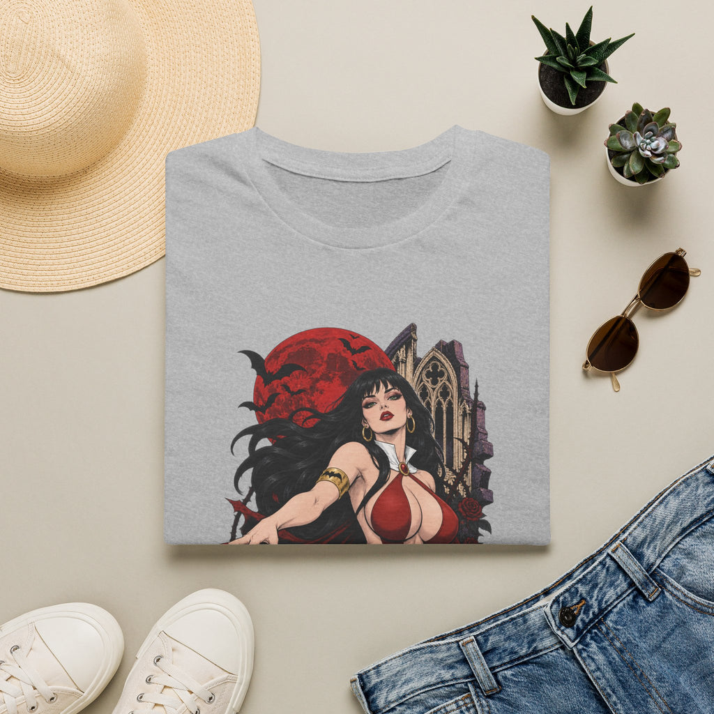 Vampirella | Sexy Vampire Queen | Pin Up Girl | Sexy Halloween Graphic T-Shirt
