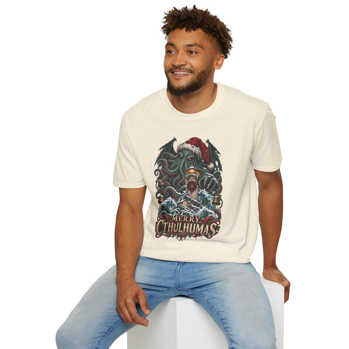 Merry Cthulhumas | Cthulhu Christmas T-Shirt