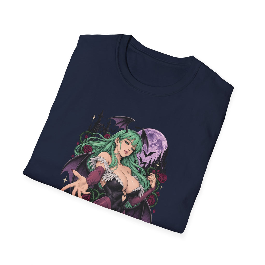 Morrigan | Sexy Succubus Pin Up Girl | Gothic Sorceress Halloween Gamer T-Shirt