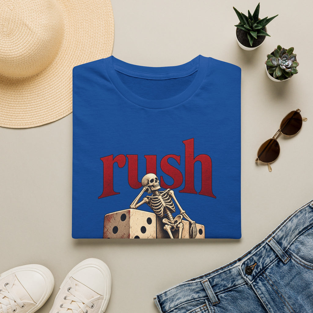 Rush | Roll the Bones | Dice Skeleton Prog Band T-Shirt