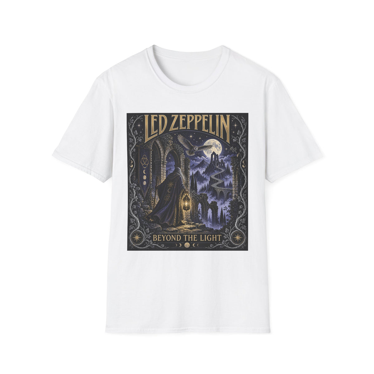Led Zeppelin 'Beyond the Light' Concert Tee — Vintage Moonlight Rock T-Shirt
