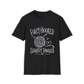 Knitting Gift | Fully Hooked, Slightly Tangled | Graphic Tee