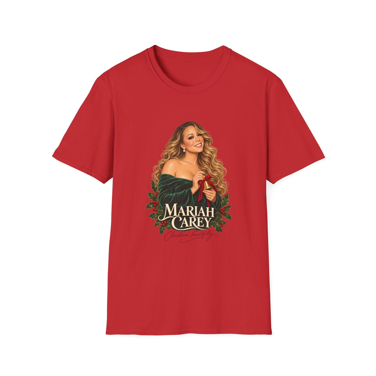 Holiday Diva Portrait Tee | Mariah Carey Christmas Graphic T-Shirt