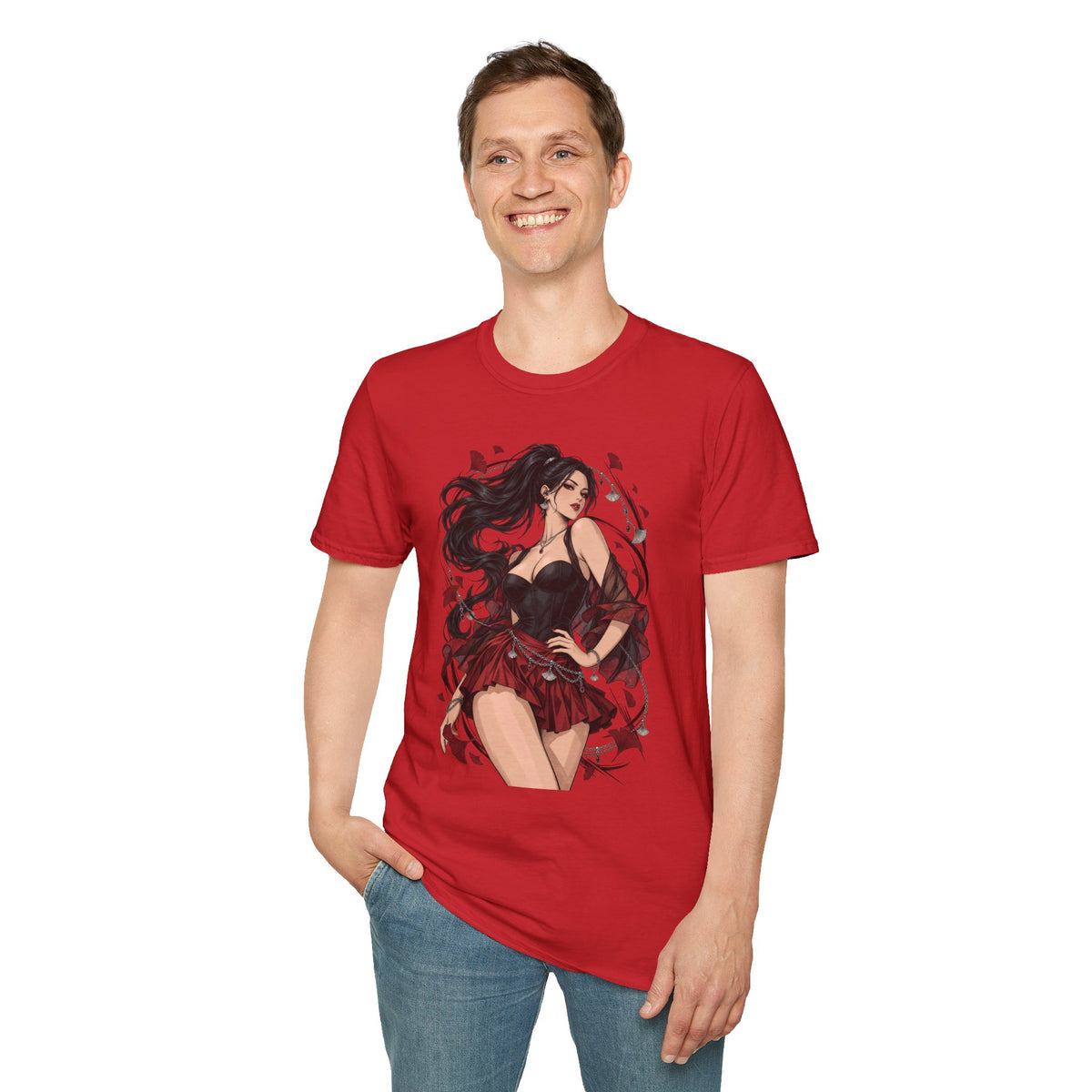 Victoria | Japanese Anime Style Sexy Pin Up Girl Graphic Shirt