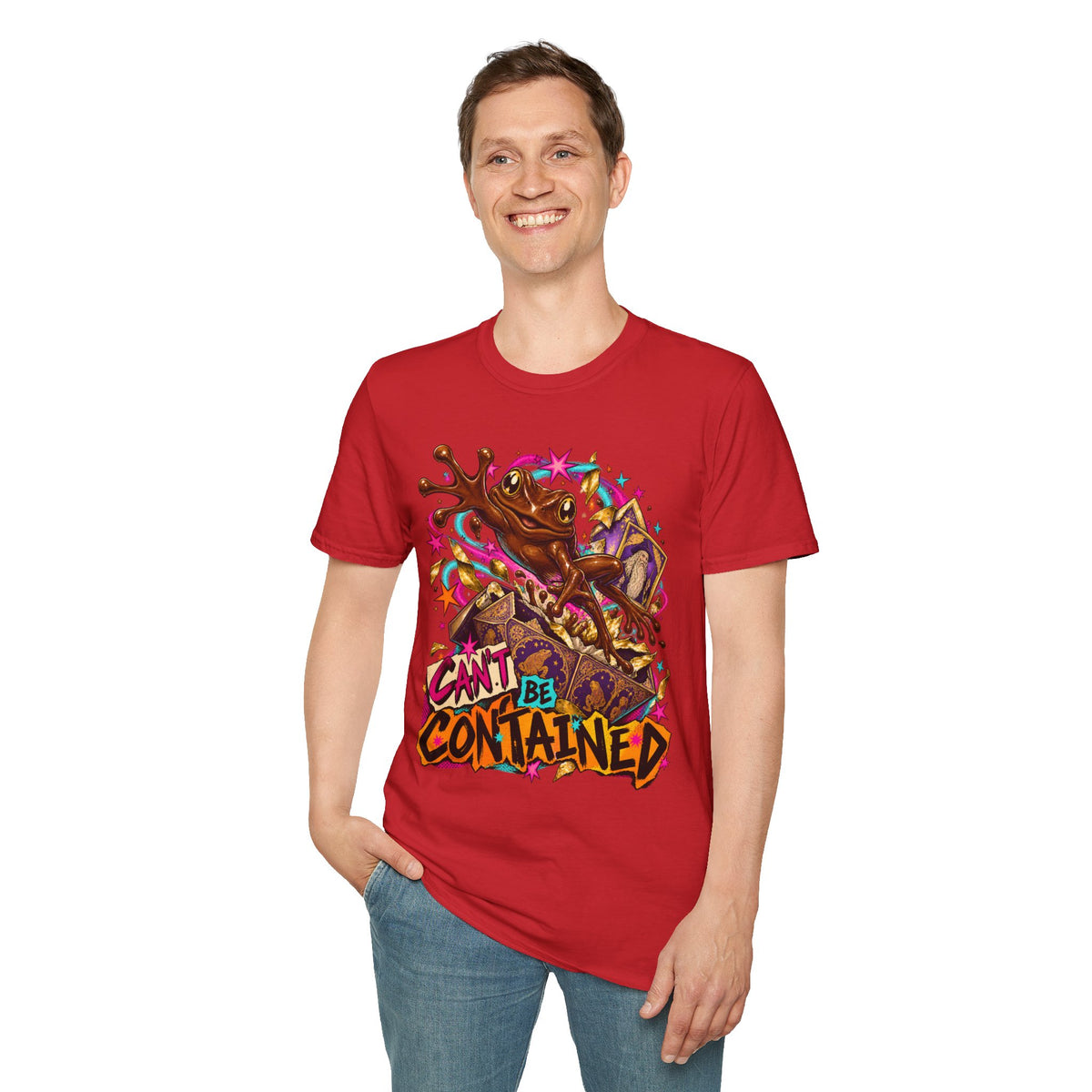 Cant be Contained | Harry Potter Chocolate Frog Graphic T Shirt