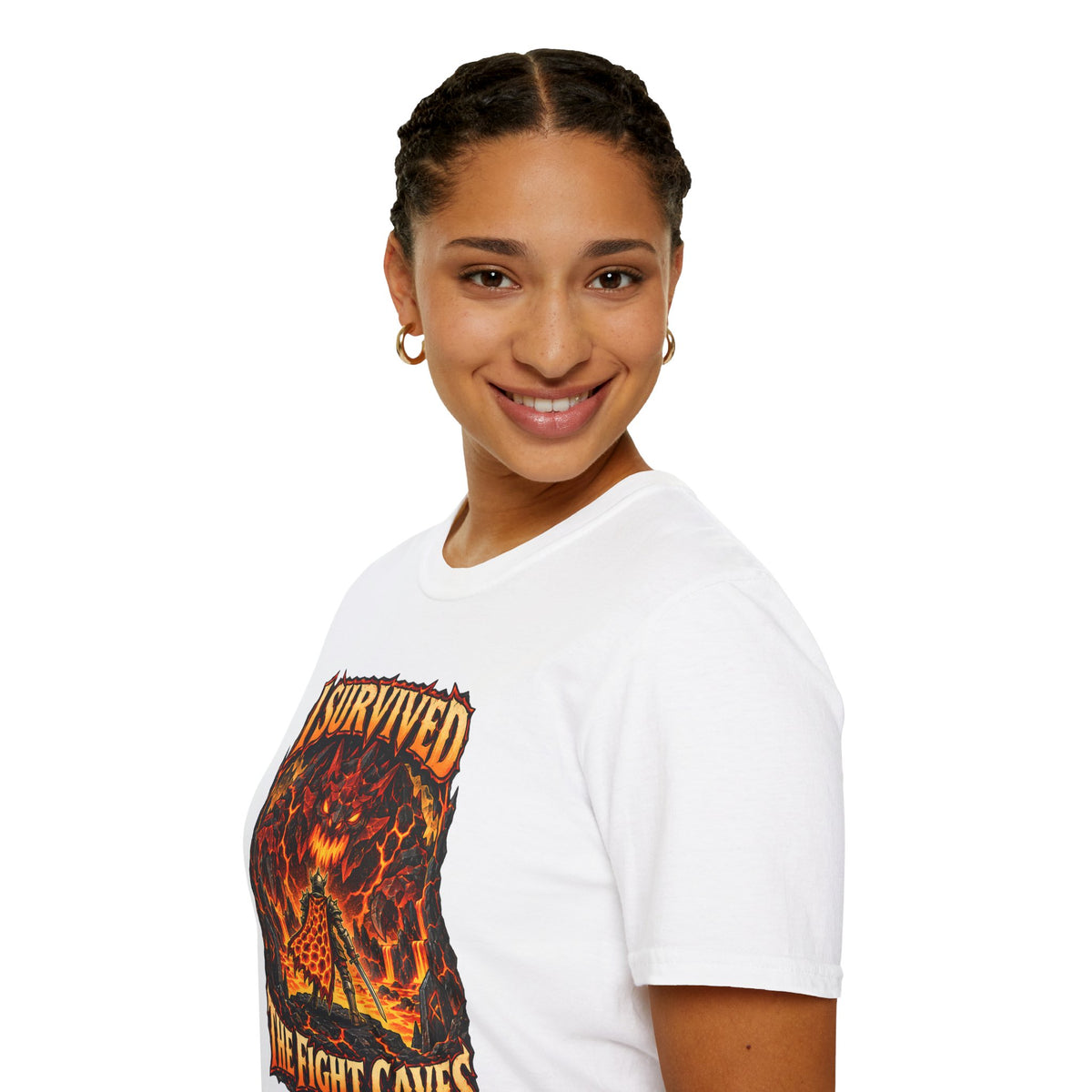 I Survived The Fight Caves Runescape / OSRS Inspired T-Shirt