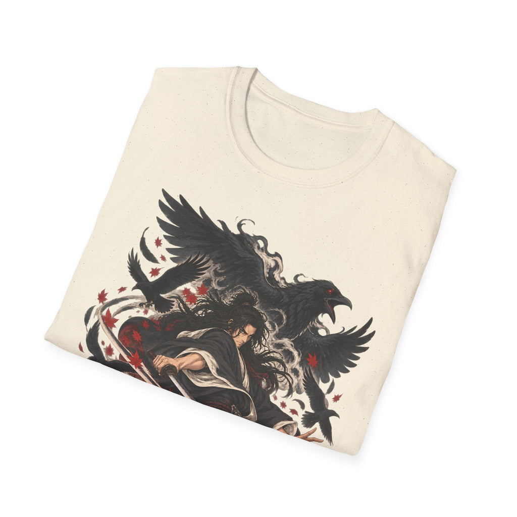 Raven Master | Japanese Samurai | Dark Fantasy T-Shirt