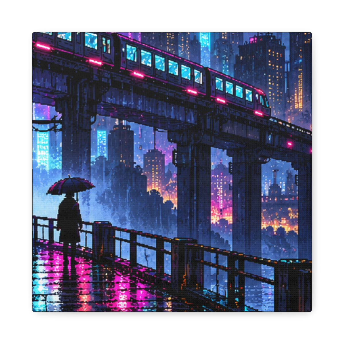 Stretched Matte Canvas Print — 1.25" Depth (Custom Design)