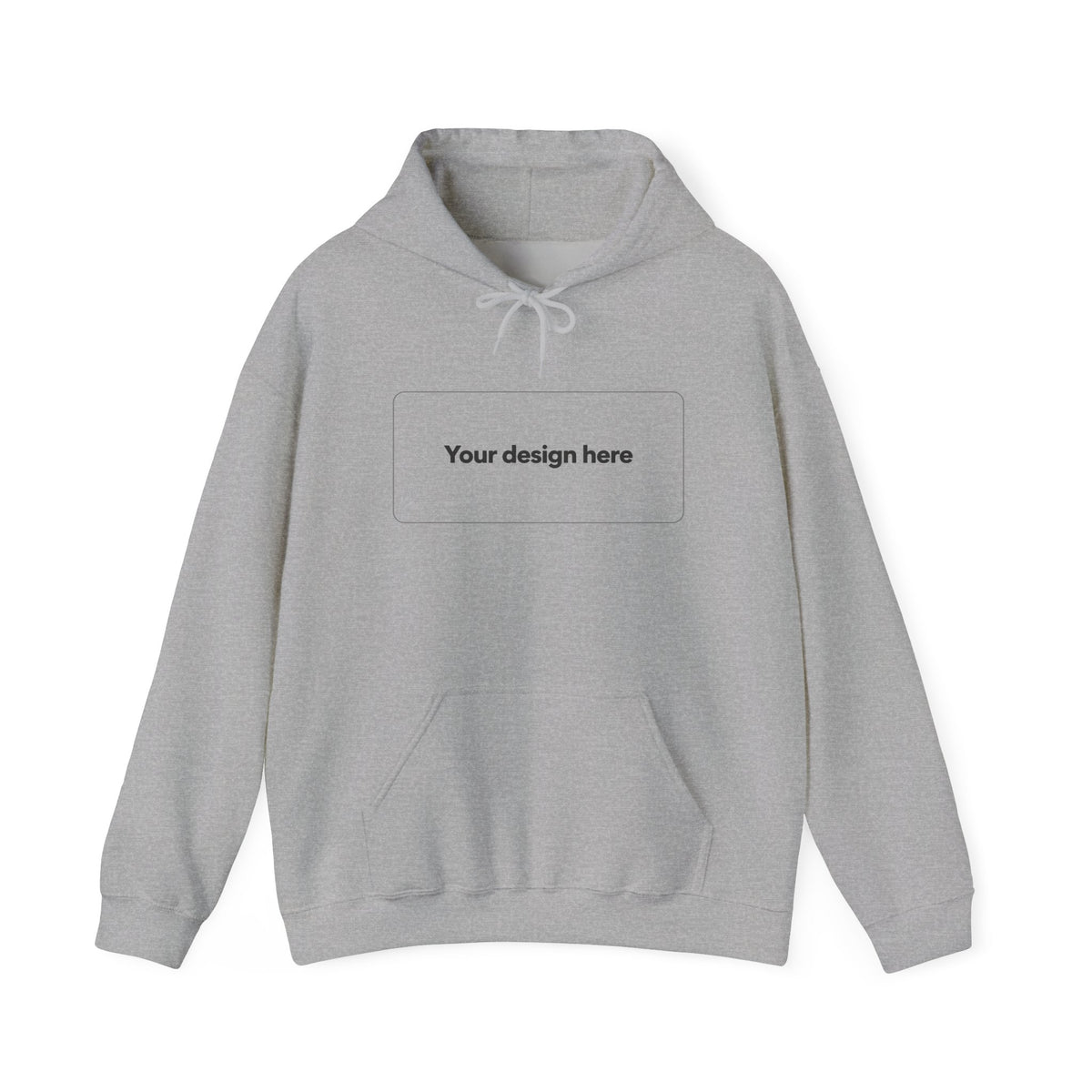 Hoodie | Customizable Blank-Front Pullover