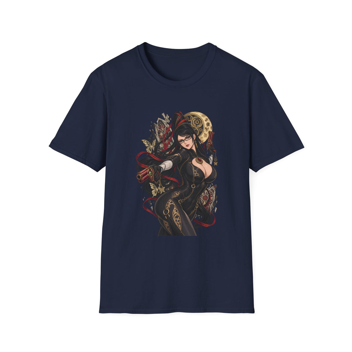 Bayonetta | Sexy Gothic Gaming Anime Pin Up Girl | Gothic Sorceress T-Shirt