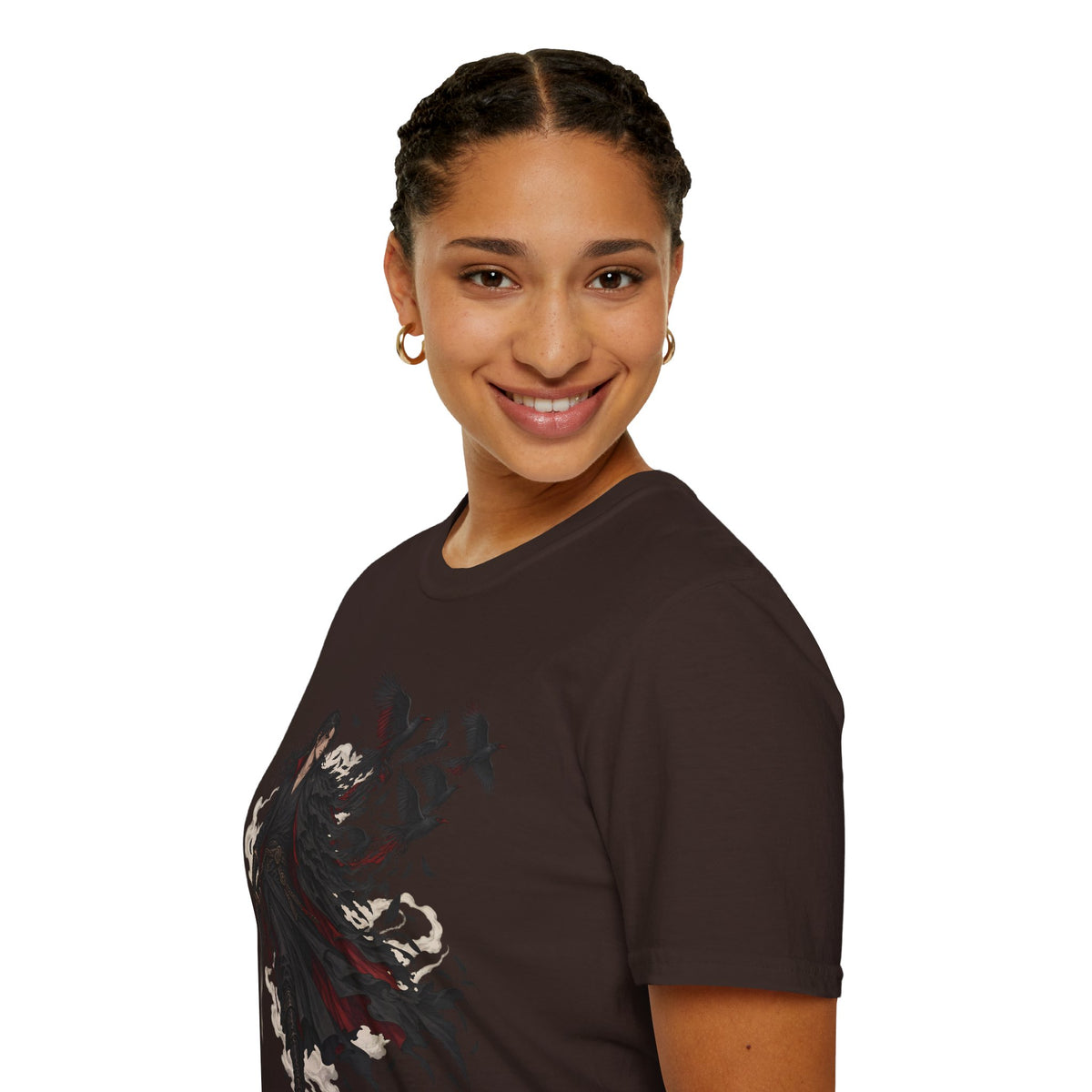 Dark Samurai | Raven Warrior Spirit | Graphic T Shirt