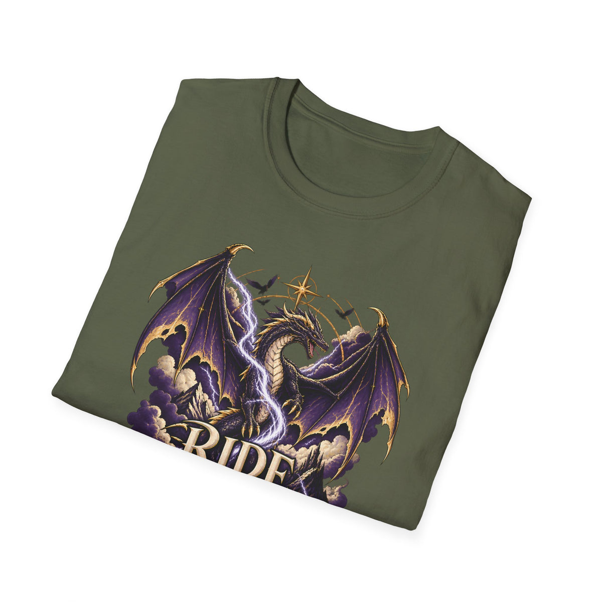 Ride the Storm | Fourth Wing Book Inspired Dragon T Shirt