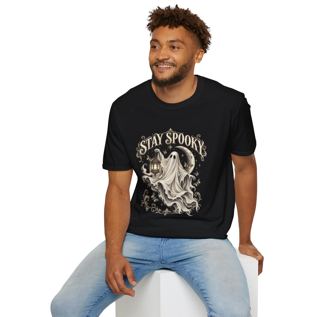 Stay Spooky Ghost | Vintage Halloween Graphic Tee