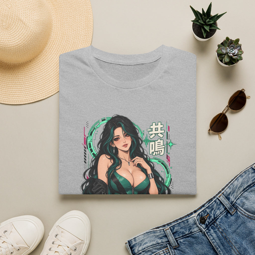 Jade | Sexy Anime Pin Up Girl | Waifu Graphic T‑Shirt