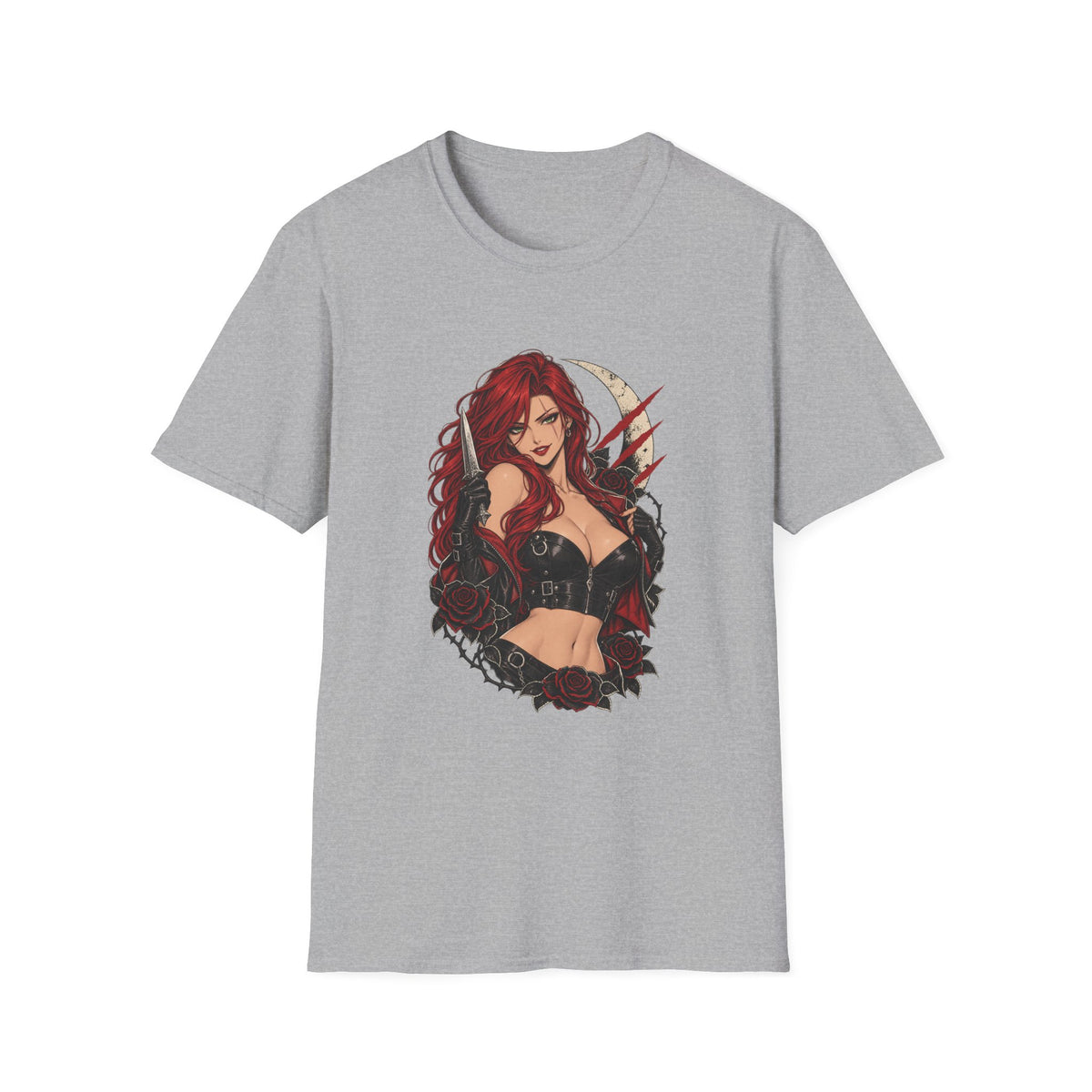 Katarina | League of Legends | Gothic Redhead Pin Up Assasin T-Shirt