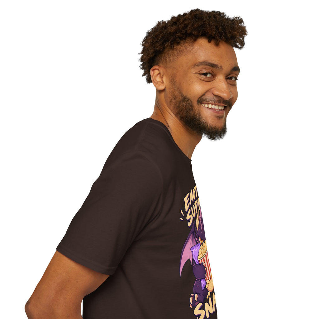 Emotional Support Snacks | Cute Dragon Eating Popcorn Anime Shirt