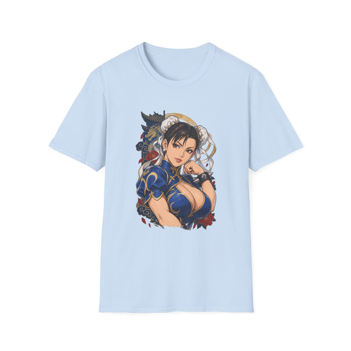 Chun-Li | Sexy Pin Up Girl | Gamer Anime Fighter T-Shirt