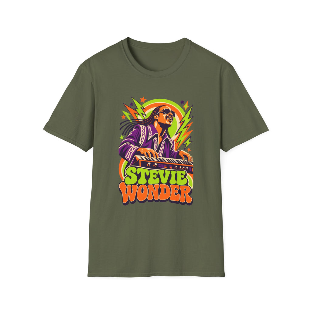 Retro Music Legend Stevie Wonder Graphic Tee
