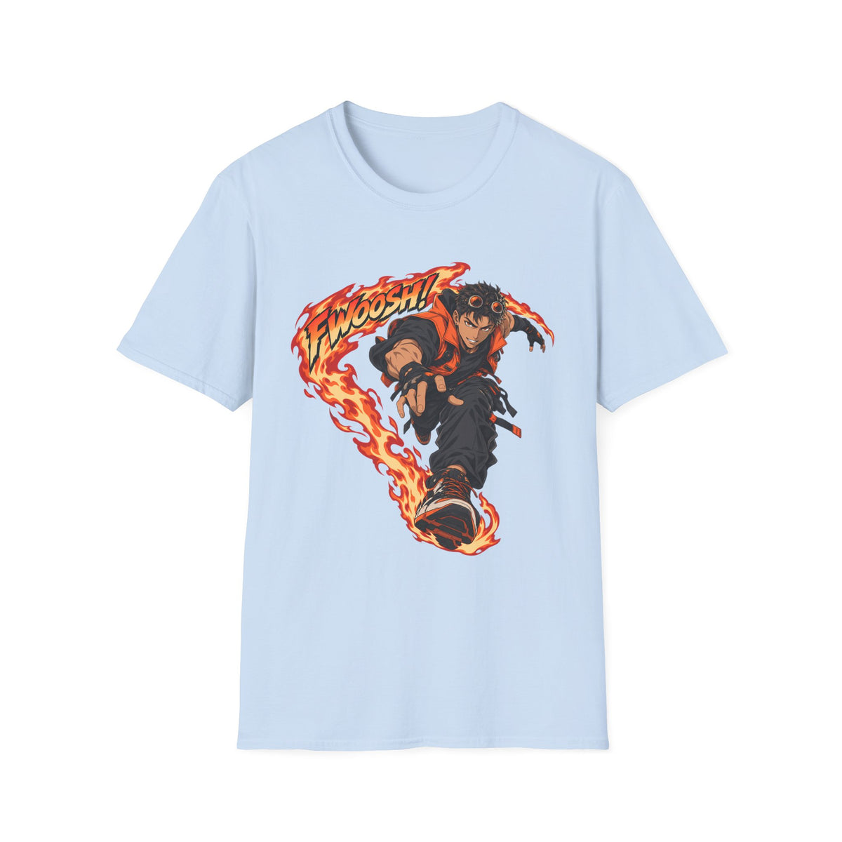 FWOOSH! | Fire Ninja | Japanese Anime Ninja Graphic Shirt