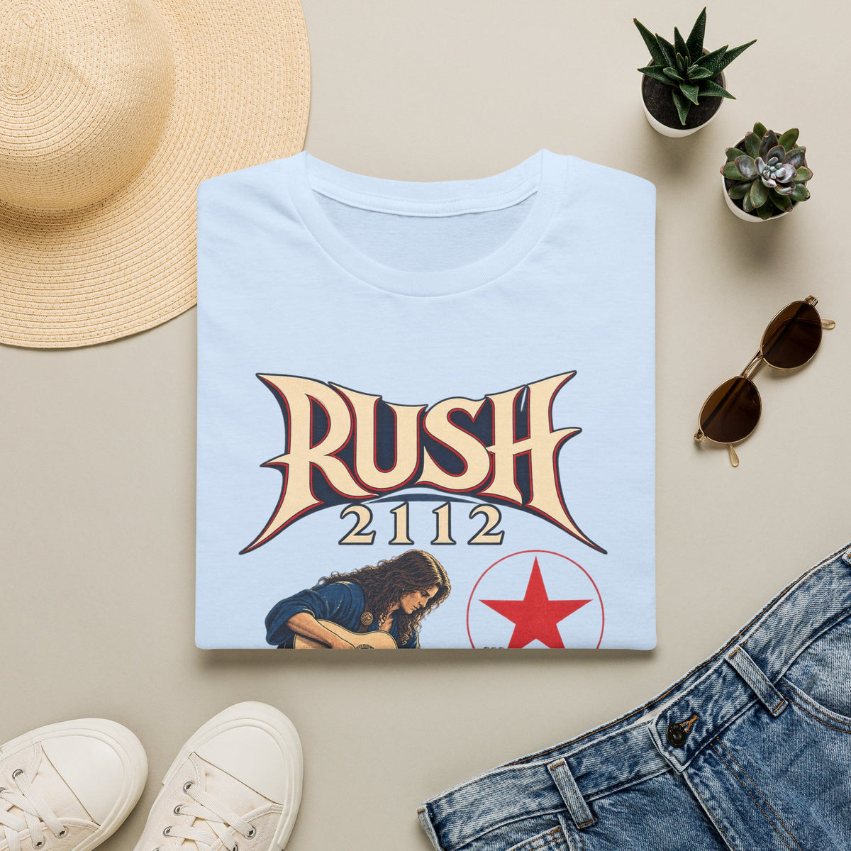Rush | 2112 | Acoustic Guitar | Prog Band T-Shirt