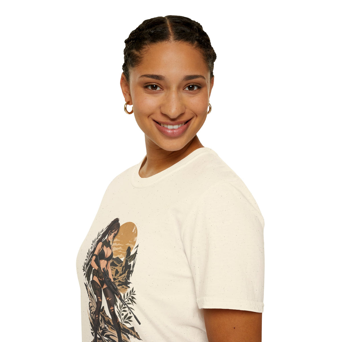 Quiet | Metal Gear | Sexy Sniper Pin up Fantasy Warrior Woman T-Shirt