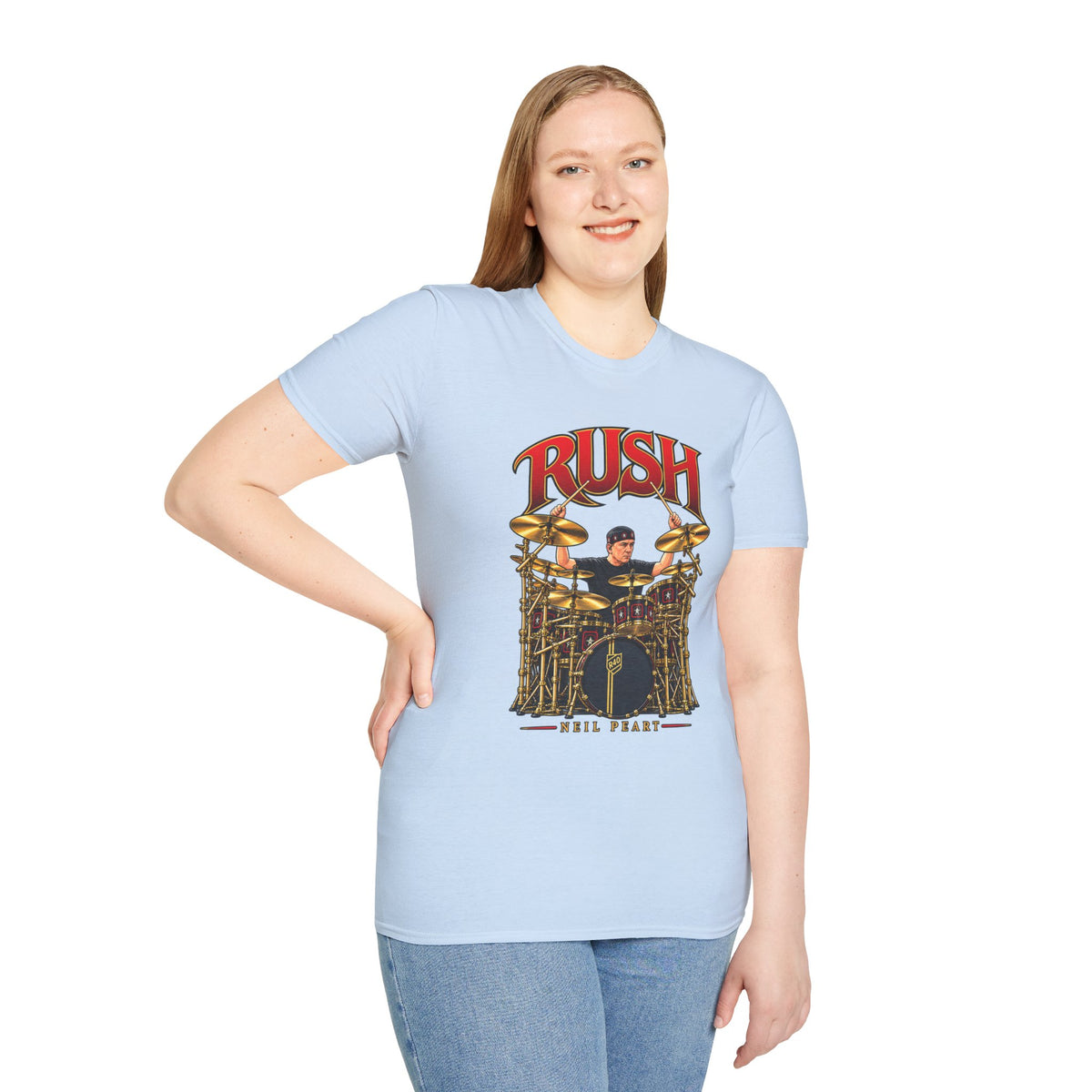 Rush | Neil Peart Drum Solo | Prog Rock Drummer Graphic T-Shirt