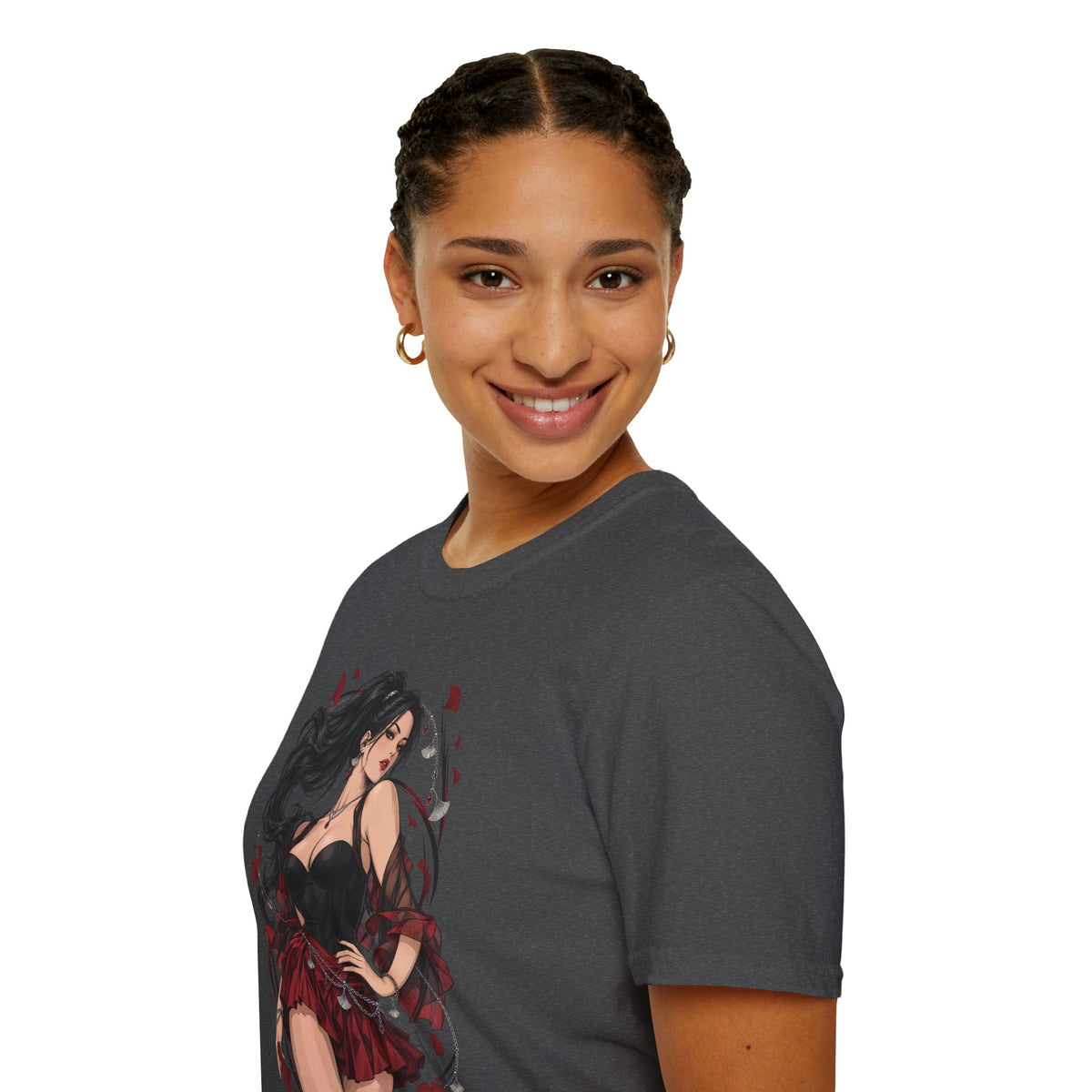 Victoria | Japanese Anime Style Sexy Pin Up Girl Graphic Shirt