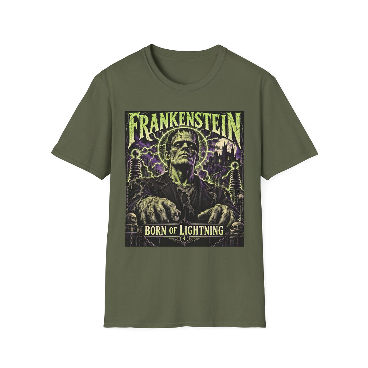 Frankenstein Born of Lightning T-Shirt