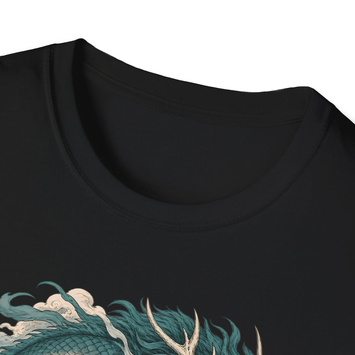 Mythic Dragon Warrior | Japanese Samurai and Serpent T Shirt