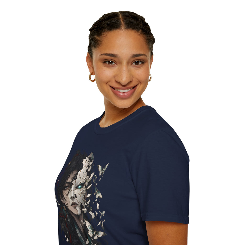 Mask Unfurls | Japanese Anime Style Mask Graphic Shirt