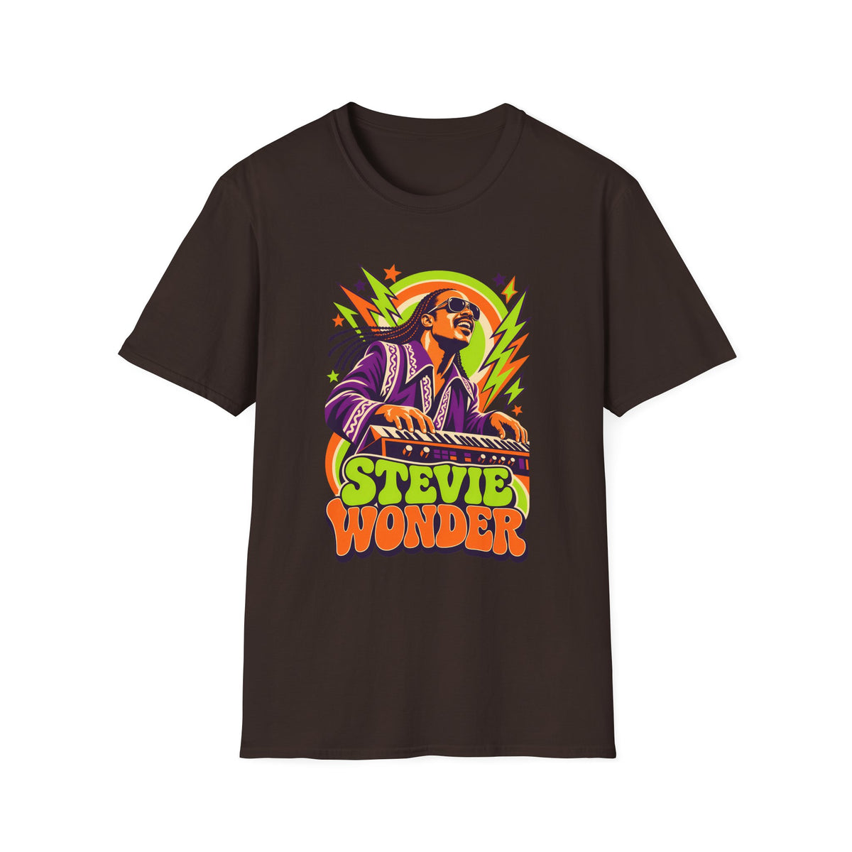 Retro Music Legend Stevie Wonder Graphic Tee