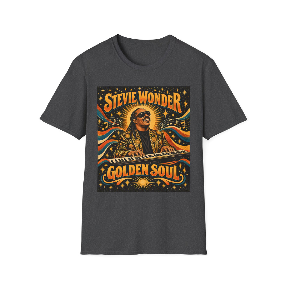 Stevie Wonder Golden Soul T‑Shirt