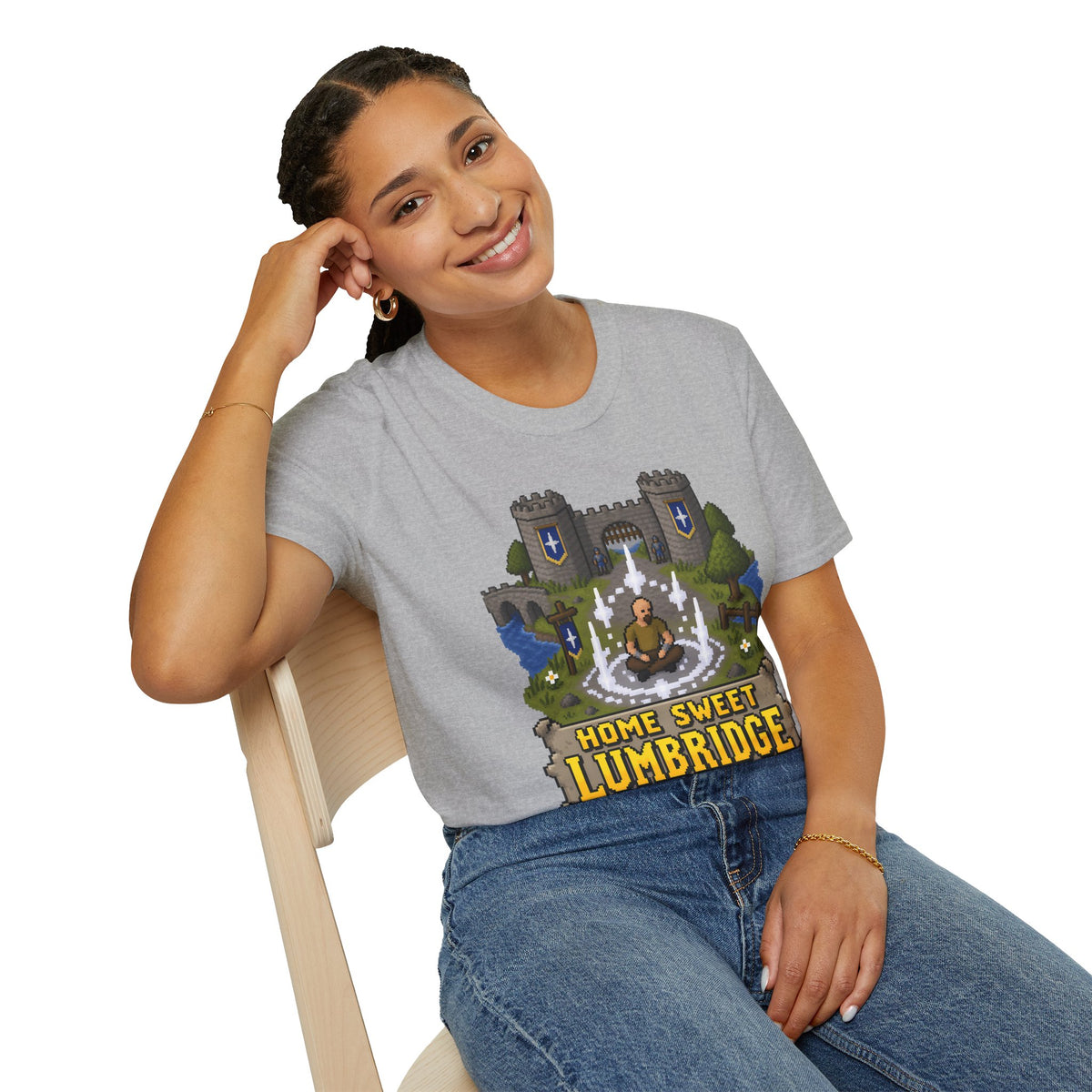 Lumbridge Castle Teleport Tee - Runescape / OSRS Inspired
