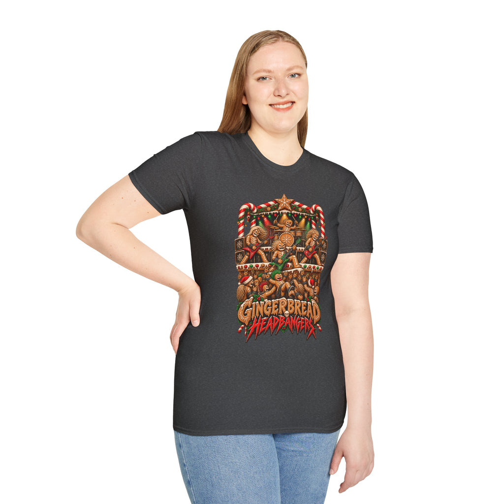 Gingerbread Headbangers | Christmas T-Shirt