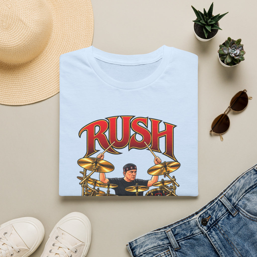 Rush | Neil Peart Drum Solo | Prog Rock Drummer Graphic T-Shirt