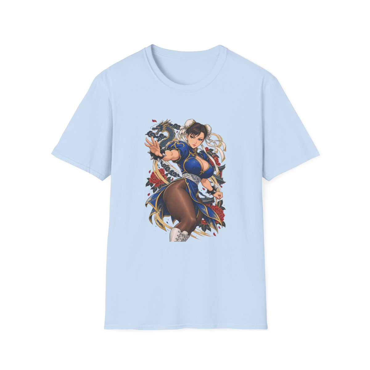 Chun Li | Street Fighter Videogame Fan Anime Pin Up Girl Graphic Shirt