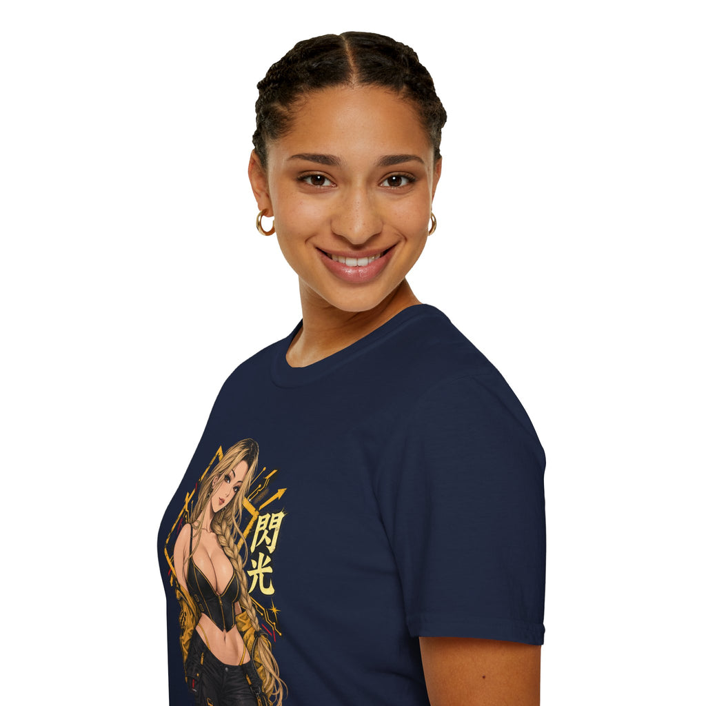 Sunny | Sexy Pin Up Golden Samurai Hot Girl T-Shirt