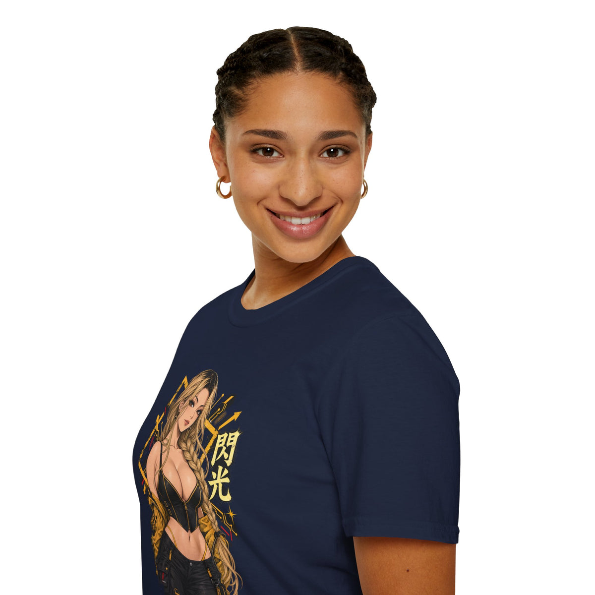Sunny | Sexy Pin Up Golden Samurai Hot Girl T-Shirt