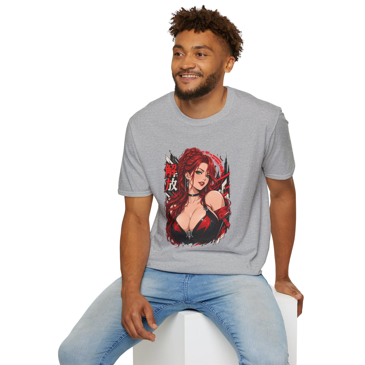 Red Widow | Sexy Anime Pin Up Girl | Waifu T-Shirt