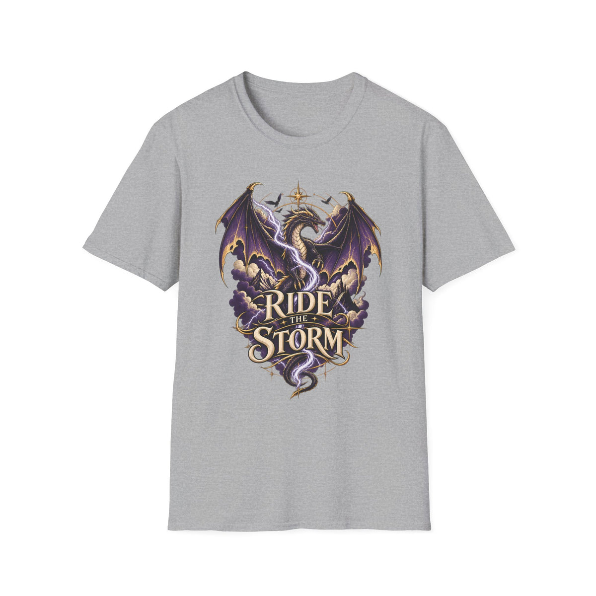 Ride the Storm | Fourth Wing Book Inspired Dragon T Shirt