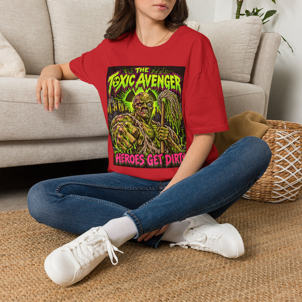 T-Shirt — The Toxic Avenger Graphic Tee (“Heroes Get Dirty”)