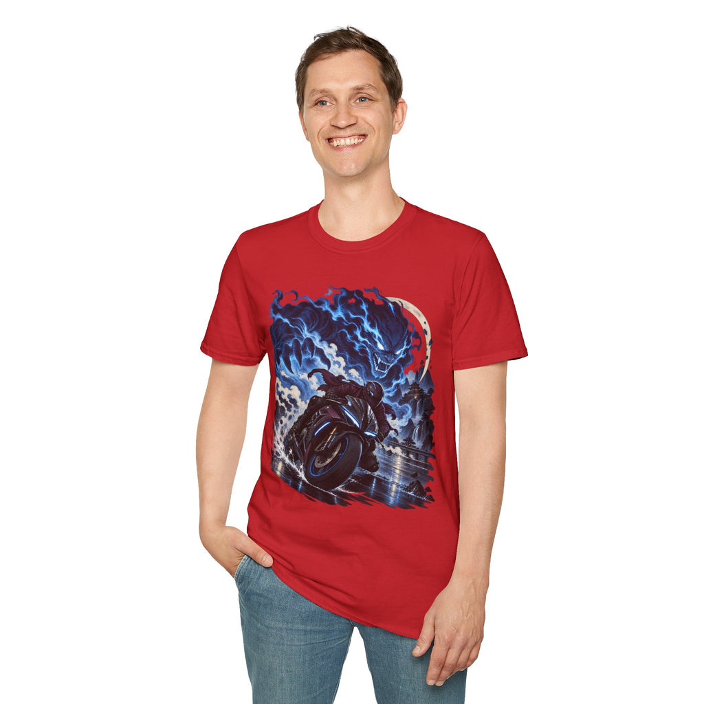 Demon of the Storm | Night Rider | Japanese Urban Motorcycle Tee