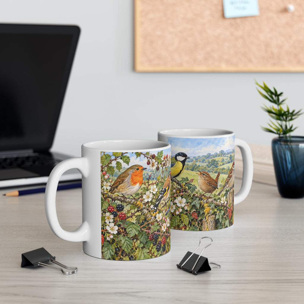 Garden Birds | Floral Bird Watcher Gift (11oz)