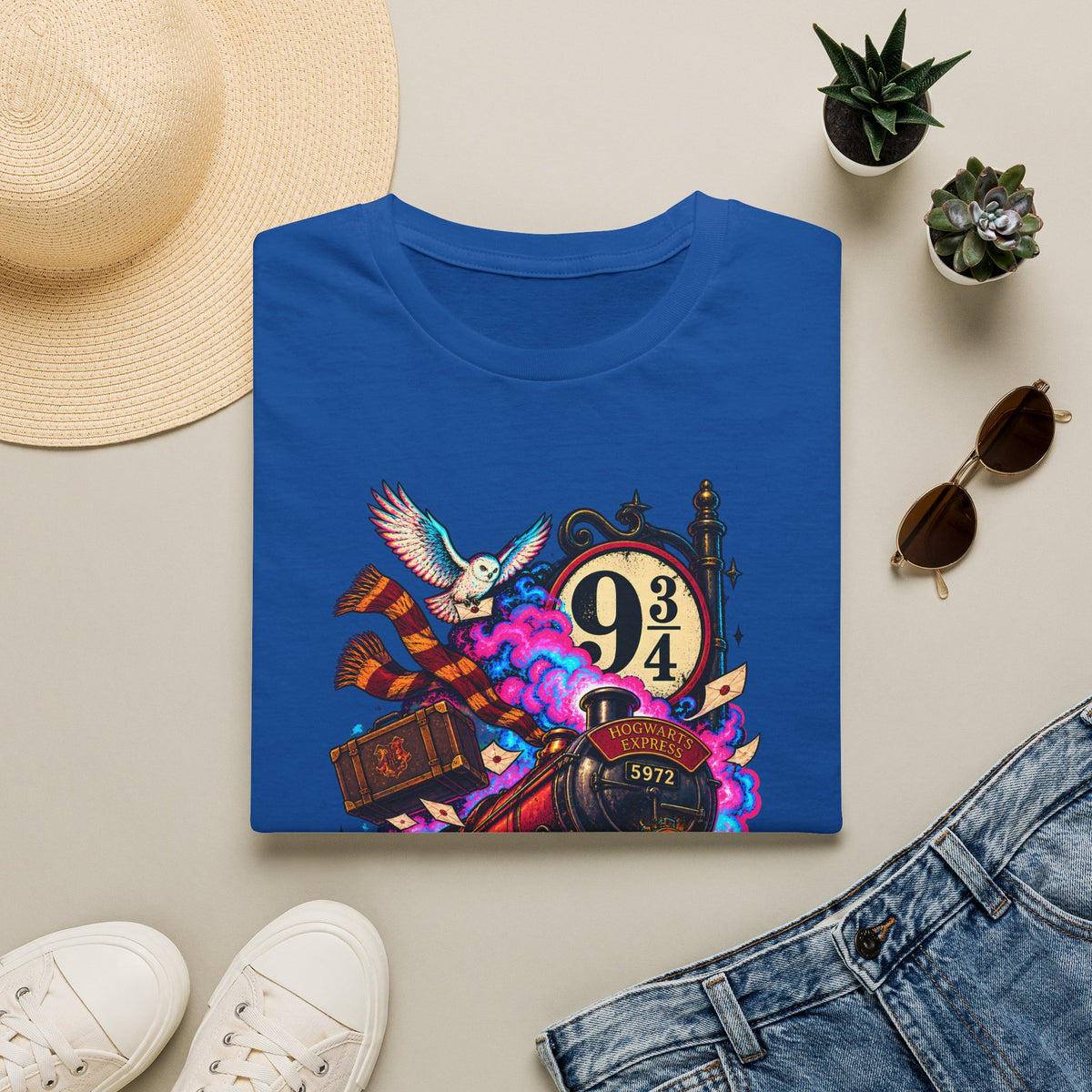 Running Late | Platform 9 and 3/4 | Harry Potter Graphic T-Shirt