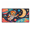 Mouse Pad | Pizza Astronaut | Funny Pizza & Outer Space Design