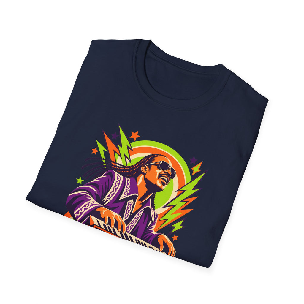 Retro Music Legend Stevie Wonder Graphic Tee