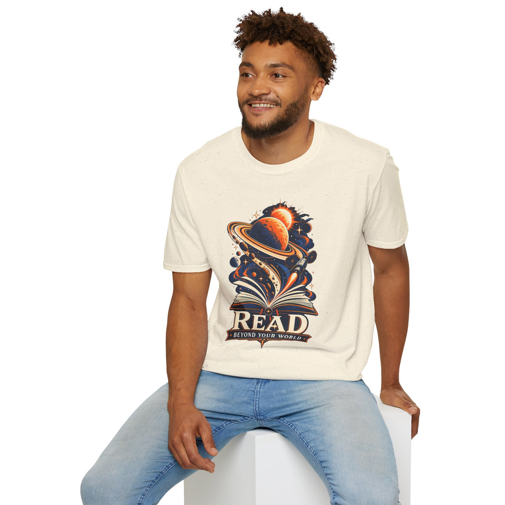Read Beyond Your World | Book and Space Lovers T-Shirt | Project Hail Mary Inspired