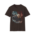 Yin Yang | Wolf Demon vs Phoenix | Japanese Anime Ninja T Shirt