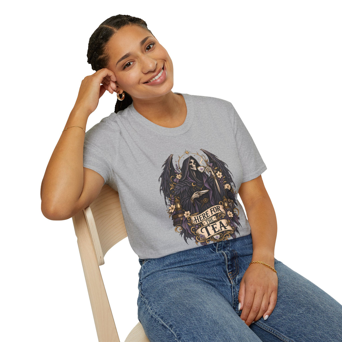 Here for the Tea | The Suriel ACOTAR Character Graphic T Shirt